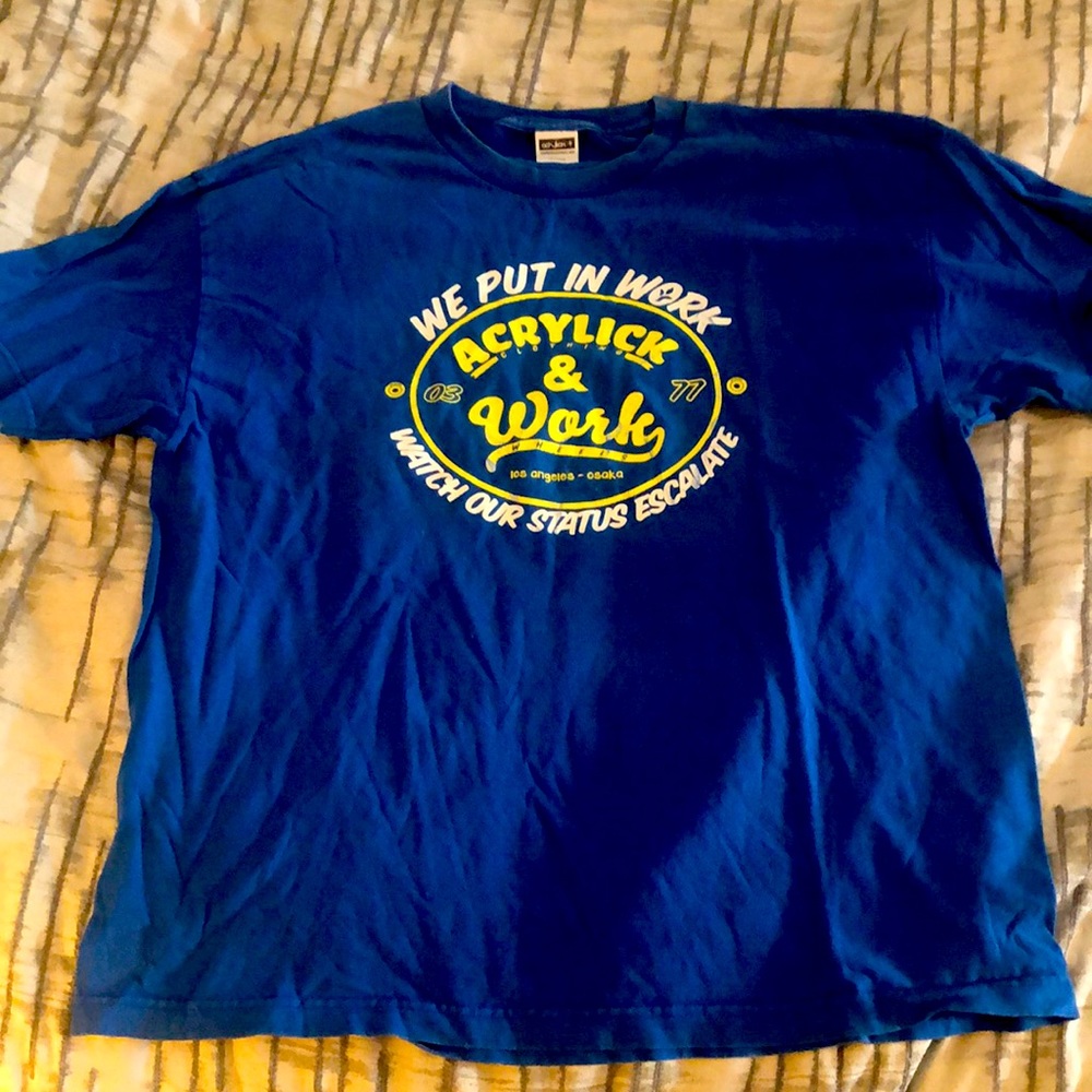 Acrylic x Work Wheels t shirt